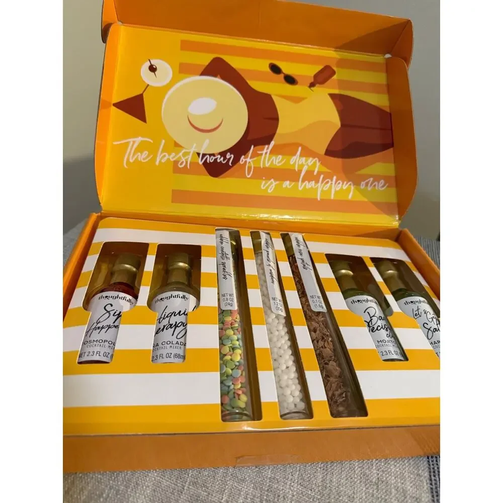 🍹 Cocktail Therapy Gift Set Thoughtfully Cocktails Mixers & Garnishes